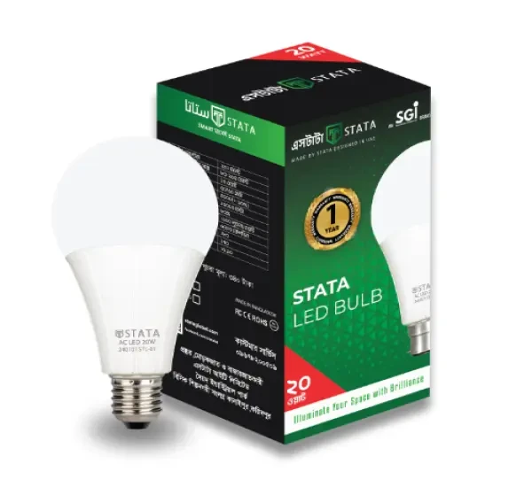 (8 PCS) STATA 20W LED BULB